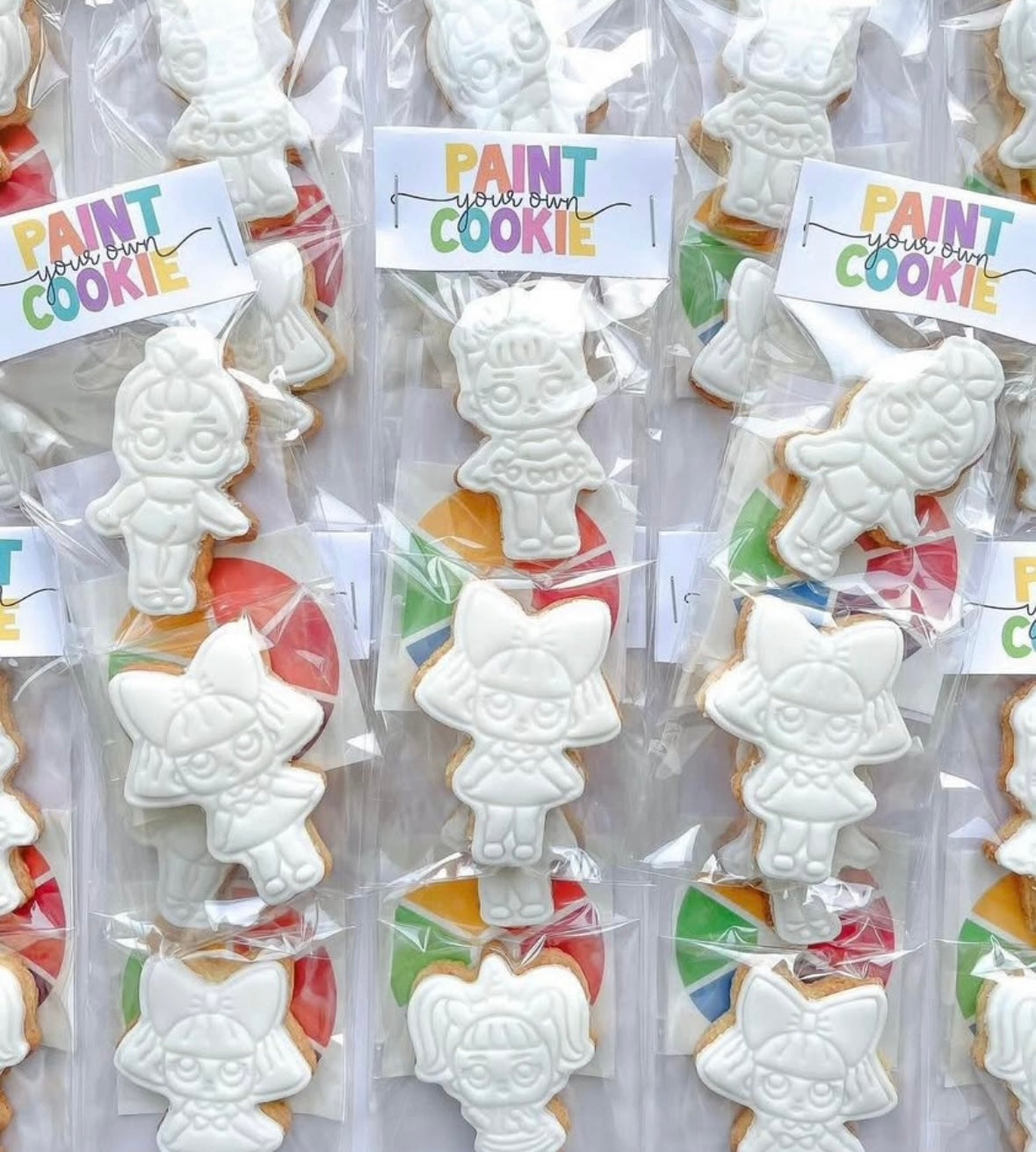 LOL doll themed mini cookie kit