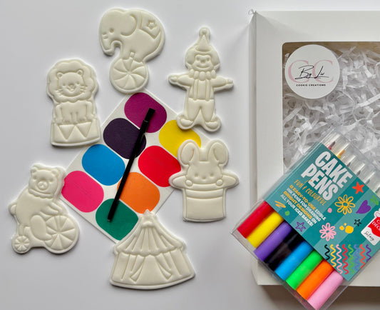 Circus themed large cookie kit