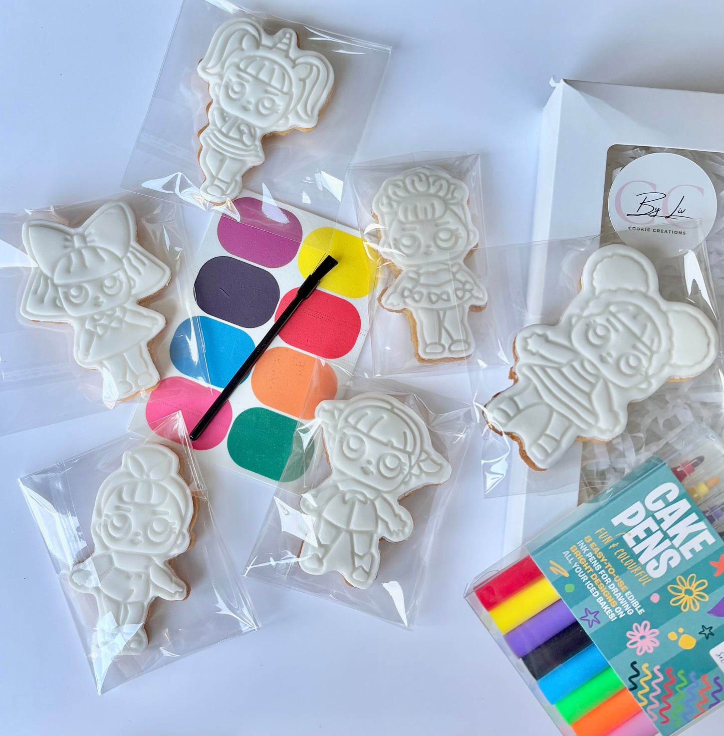 LOL Dolls themed large cookie kit
