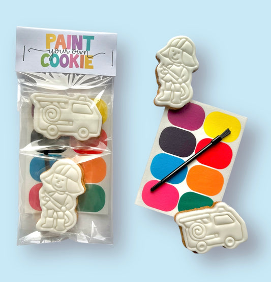 Firefighter themed mini cookie kit