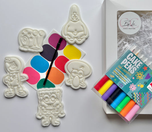 Spongebob friends themed large cookie kit