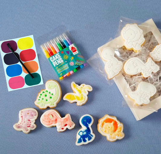 Dinosaur themed large cookie kit