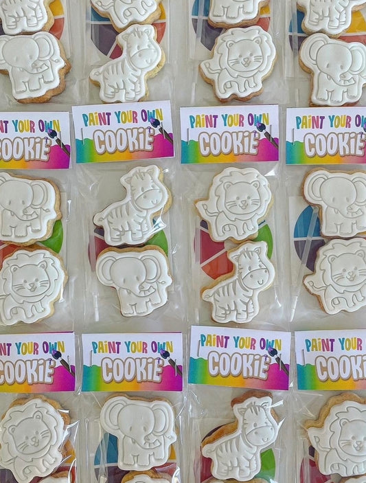 Safari themed mini cookie kit