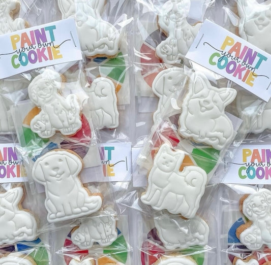 Dog themed mini cookie kit