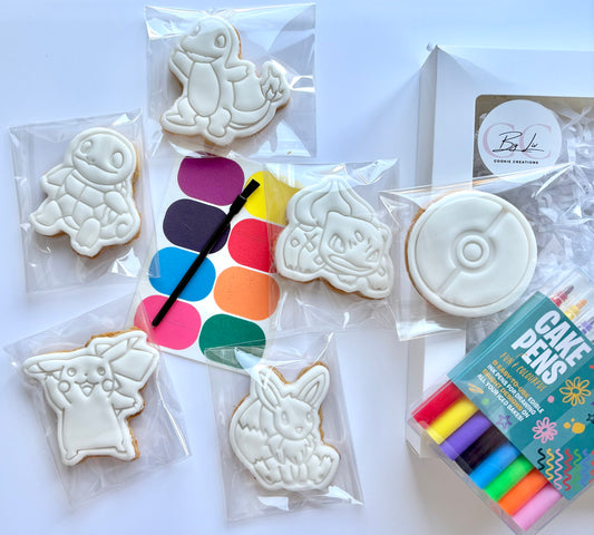 Pokemon themed large cookie kit